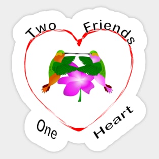 Two Friends Sticker